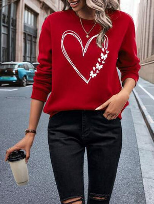 KASHIAN Full Sleeve Printed Women Sweatshirt