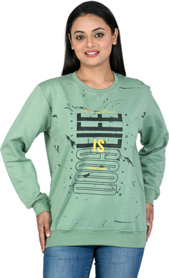 HouseOfCommon Full Sleeve Printed Women Sweatshirt