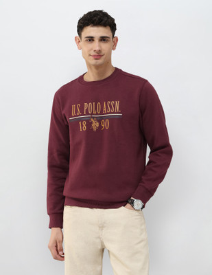 U.S. POLO ASSN. Full Sleeve Solid Men Sweatshirt