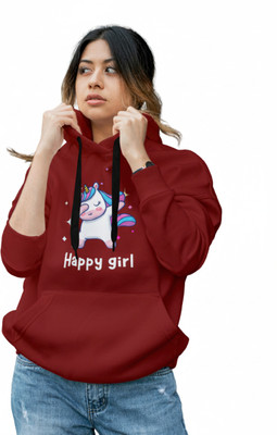 EZCLOTHING Full Sleeve Printed Women Sweatshirt