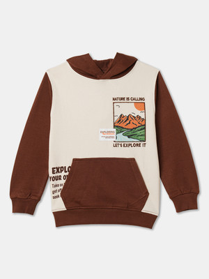R&B Full Sleeve Color Block Boys Sweatshirt
