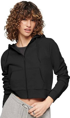 QeonCloset Full Sleeve Solid Women Sweatshirt