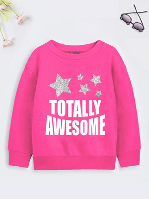Trampoline Full Sleeve Printed Girls Sweatshirt