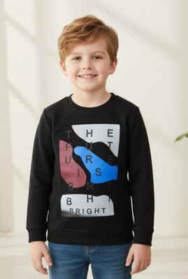 Color Hunt Full Sleeve Printed Boys Sweatshirt