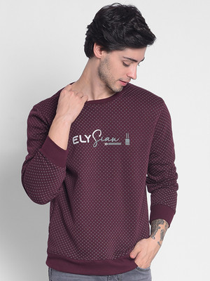 CRIMSOUNE CLUB Full Sleeve Printed Men Sweatshirt