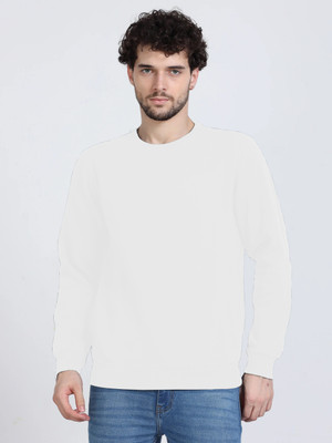 SR Fashion Full Sleeve Solid Men Sweatshirt