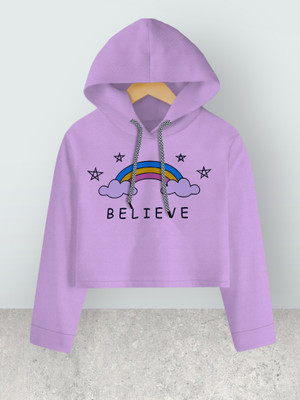 ZENWREN Full Sleeve Color Block Girls Sweatshirt