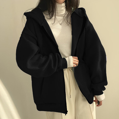 HouseOfCommon Full Sleeve Solid Women Sweatshirt