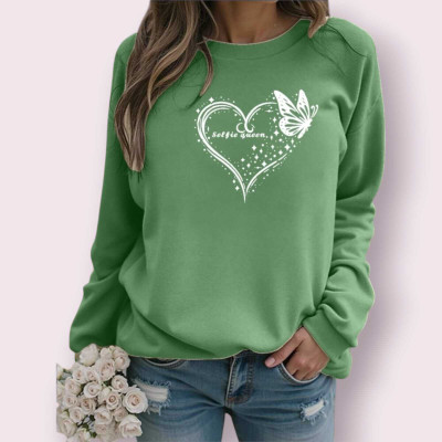 Fluffy Enterprise Full Sleeve Printed Women Sweatshirt