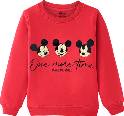 DISNEY BY MISS & CHIEF Full Sleeve Printed Boys Sweatshirt