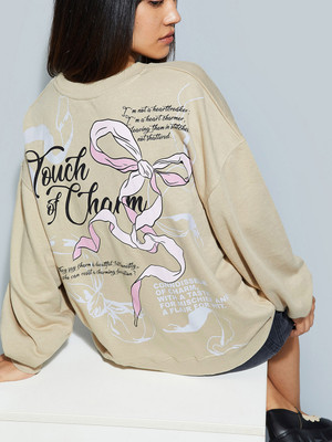 MAX Full Sleeve Printed Women Sweatshirt