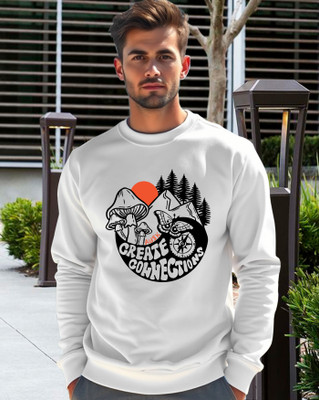 AOOSH Full Sleeve Printed Men Sweatshirt