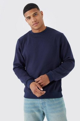 Timyka Full Sleeve Solid Men Sweatshirt