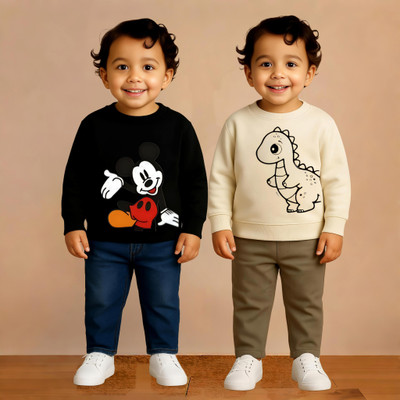 FASTCRY Full Sleeve Printed Baby Boys Sweatshirt