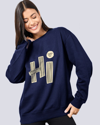 AUSK Full Sleeve Printed Women Sweatshirt
