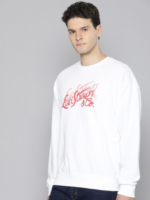 LEVI'S Full Sleeve Solid Men Sweatshirt