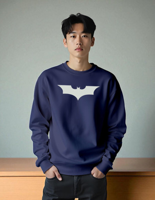 flyind Full Sleeve Printed Men Reversible Sweatshirt