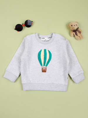 V-MART Full Sleeve Printed Baby Boys Sweatshirt