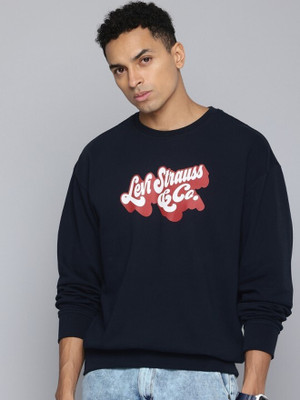 LEVI'S Full Sleeve Solid Men Sweatshirt