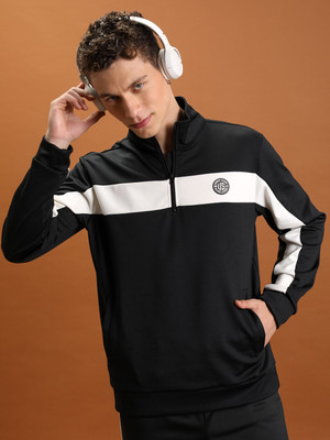 HIGHLANDER Full Sleeve Color Block Men Sweatshirt