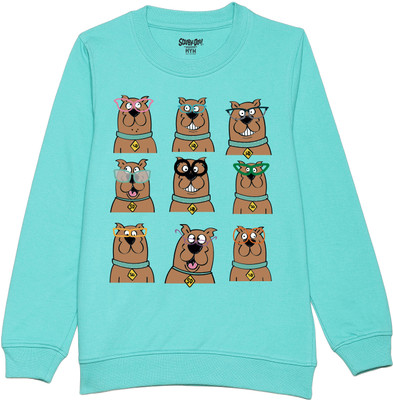 Scooby Doo by Wear Your Mind Full Sleeve Graphic Print Boys & Girls Sweatshirt
