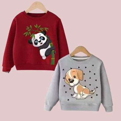 Msy Full Sleeve Printed Baby Boys & Baby Girls Sweatshirt