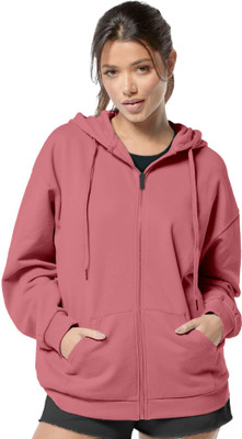 FUNKY MONKEY Full Sleeve Solid Women Sweatshirt