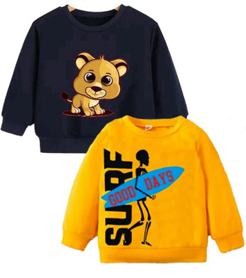 jpf Full Sleeve Printed Baby Boys & Baby Girls Sweatshirt