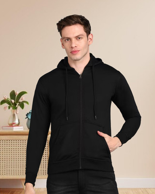 GLITO Full Sleeve Solid Men Sweatshirt