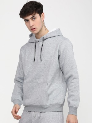 Organic Chics Full Sleeve Solid Men Sweatshirt