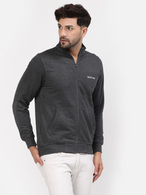KALT Full Sleeve Solid Men Sweatshirt