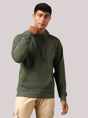 HOC Full Sleeve Solid Men Sweatshirt