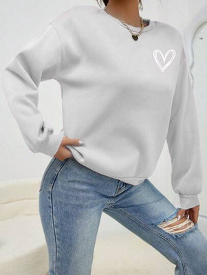 KIUTEES Full Sleeve Printed Women Sweatshirt