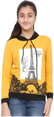 Ticoss Full Sleeve Graphic Print Girls Sweatshirt