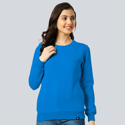 HouseOfCommon Full Sleeve Solid Women Sweatshirt
