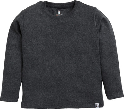 CRAZYPENGUIN ELITE Full Sleeve Solid Boys Sweatshirt