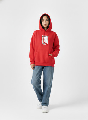 Roadster Full Sleeve Printed Women Sweatshirt