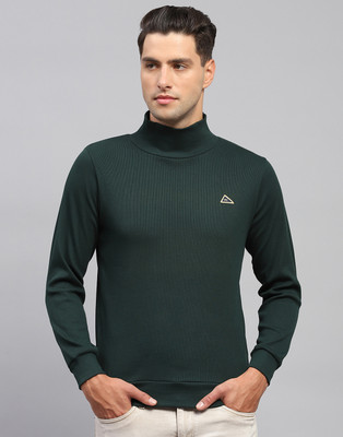 MONTE CARLO Full Sleeve Solid Men Sweatshirt