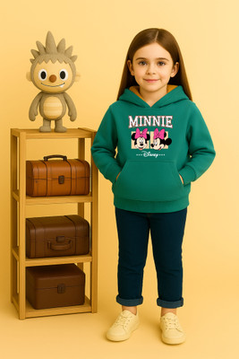Tee Republic Full Sleeve Self Design Girls Sweatshirt