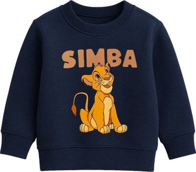 SEAMROGS Full Sleeve Self Design Boys & Girls Sweatshirt