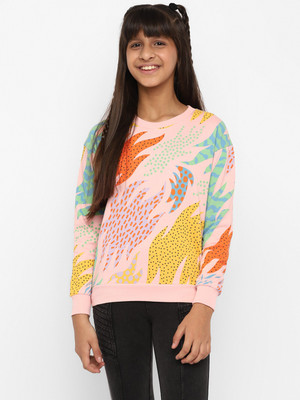 Spunkies Full Sleeve Printed Girls Sweatshirt