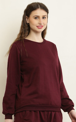 CANIDAE FASHION Full Sleeve Solid Women Sweatshirt