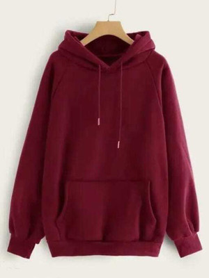 HK CREATION Full Sleeve Solid Men Sweatshirt