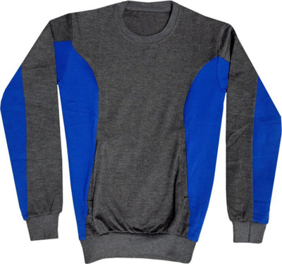 KAYU Full Sleeve Color Block Boys Sweatshirt