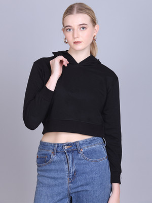 7 ISLANDS Full Sleeve Solid Women Sweatshirt