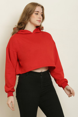 UNIVERSAL ACCESSE Full Sleeve Solid Women Sweatshirt
