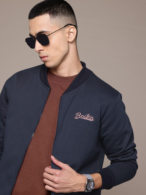 Roadster Full Sleeve Solid Men Sweatshirt