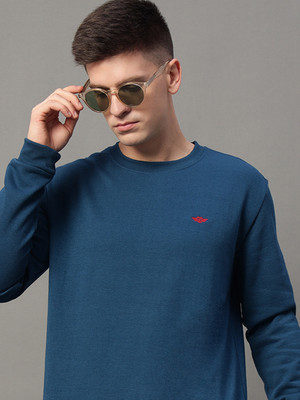 GETGOLF Full Sleeve Solid Men Sweatshirt