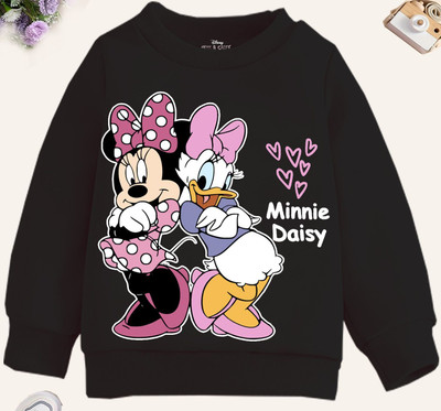 DISNEY BY MISS & CHIEF Full Sleeve Graphic Print Girls Sweatshirt