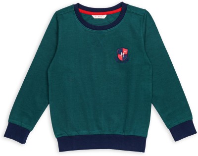 H By Hamleys Full Sleeve Solid Boys Sweatshirt